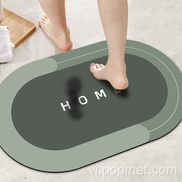 Bán buôn mới Diatomite Earth Phòng tắm Thiếu năng Bathmat